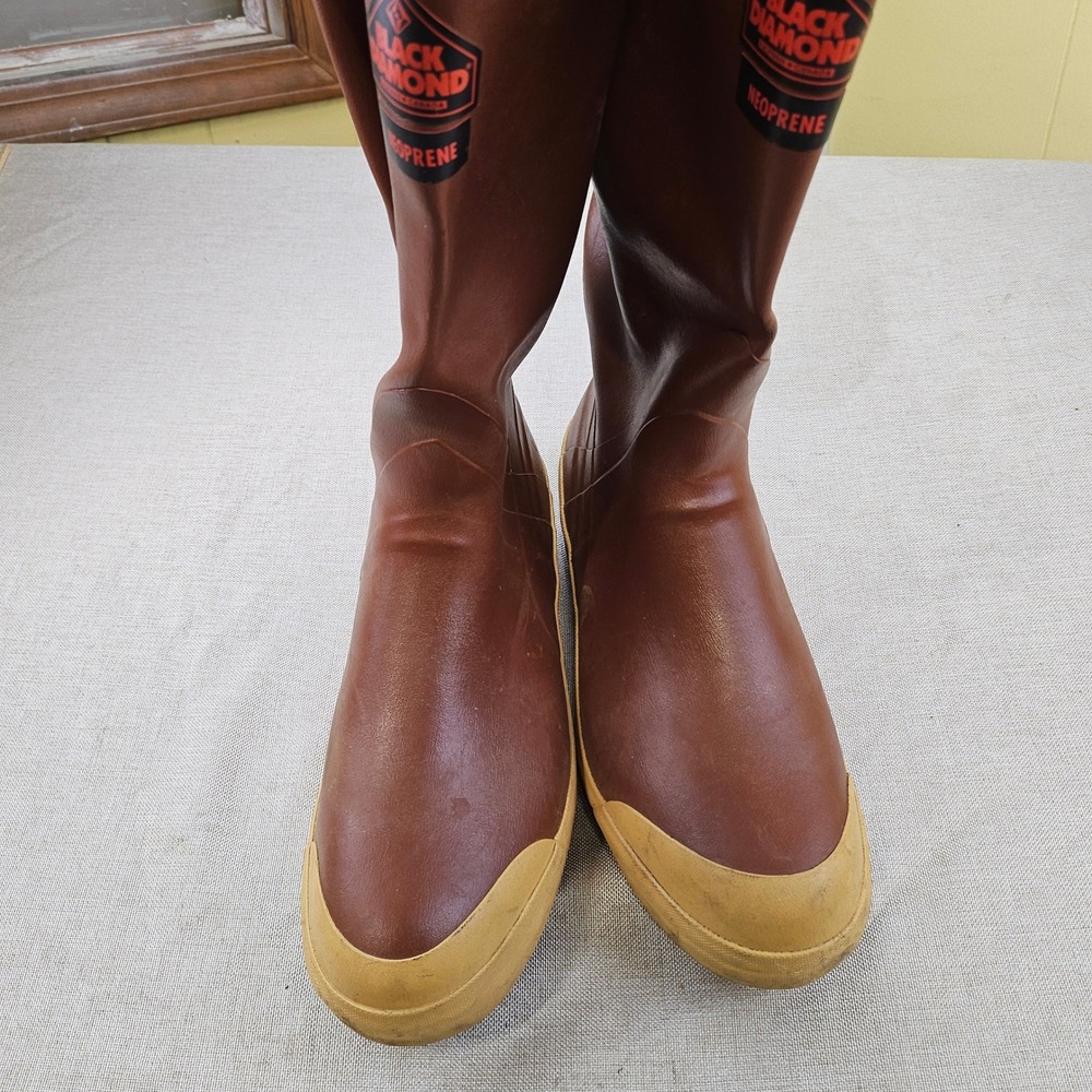 Black Diamond Kaufman Canada Neoprene Rubber Work Boots Oil Acid Resistant sz 10